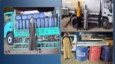 ضبط 16 ألف لتر سولار قبل بيعها بالسوق السوداء في أسوان والأقصر