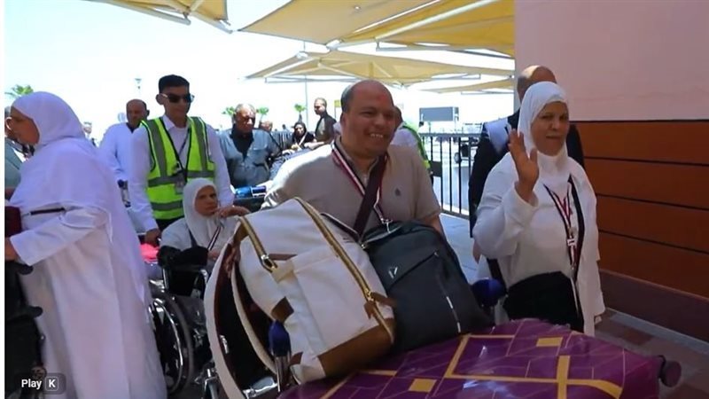 جانب من مراسم الاستقبال