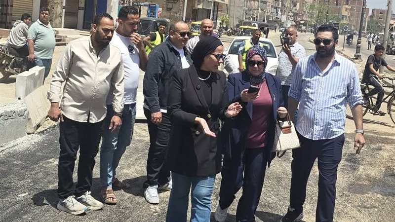 النائبة آية عبدالرحمن تعلن الافتتاح التجريبي لكوبري الباجور 