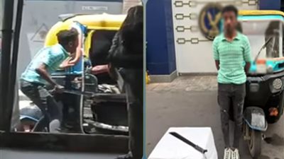 التحقيقات تكشف تفاصيل فيديو توكتوك الرعب في الإسكندرية.. سائق يلوّح بسلاح أبيض