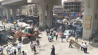 حملات لإعادة الانضباط.. رفع أكثر من 300 إشغال بمحيط مزلقان ناهيا ببولاق الدكرور