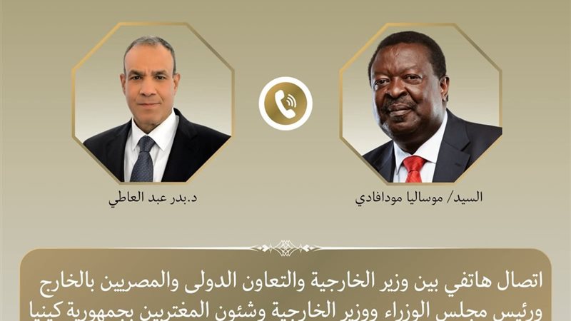 وزير الخارجية ونظيره الكيني 