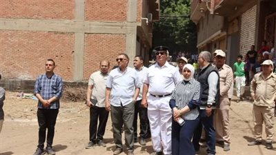 محافظ القليوبية يقود حملة مكبرة لإزالة تعديات ومخالفات بناء بالقناطر الخيرية|صور  