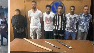 خلاف الجيرة يتحول لمشاجرة عنيفة بالوراق.. ضبط الطرفين بعد تداول فيديو