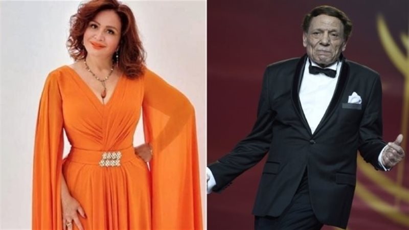 عادل إمام وإلهام شاهين 