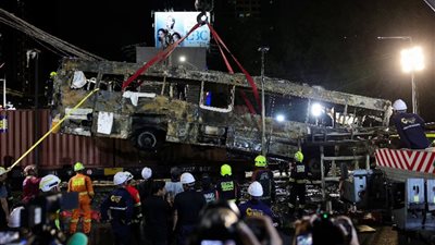 سائق القطار المتسبب في وقوع حادث تصادم في بانكوك كان تحت تأثير المخدرات