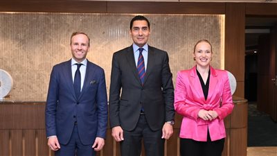  وزير الشباب والرياضة يجتمع بنظيره الفنلندي لبحث تعزيز التعاون المشترك في مجالي الشباب والرياضة