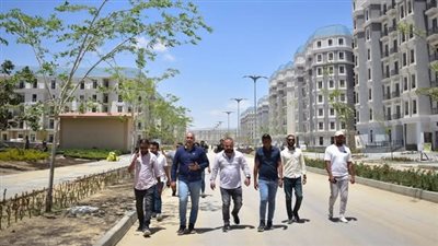 العلمين الجديدة تقترب من التسليم.. تفاصيل زيارة ترفع وتيرة العمل في زون 3