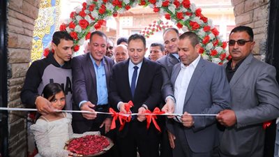  محافظ دمياط يفتتح مركز شباب أم الرضا بعد التطوير