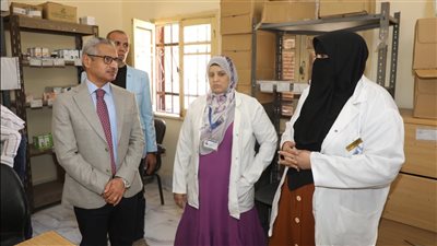 محافظ بني سويف يتابع أعمال اللجنة الميدانية 