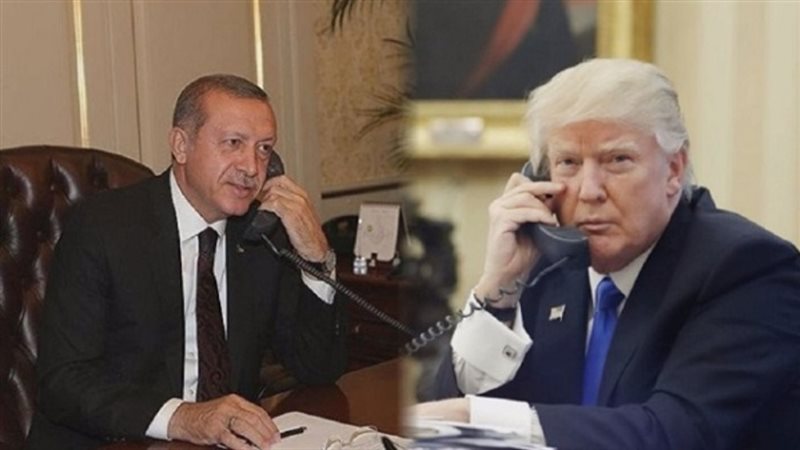 الرئيس التركي ونظيره الأمريكي 