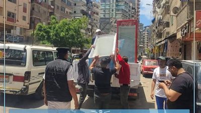 إزالة حواجز وتعديات والتحفظ على 41 إشغالاً في حملة مكبرة لحي ثان المنتزة