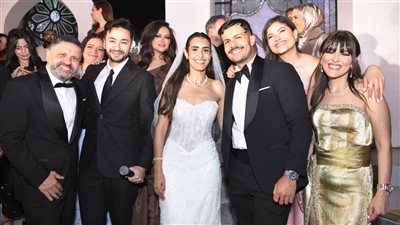 نجوم الفن يتألقون في زفاف ماركو إدوارد.. يسرا ومي عمر في المقدمة