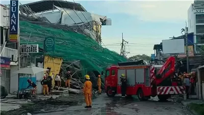 انهيار مبنى قيد الإنشاء شمال الفلبين يحاصر عشرات الأشخاص وسط عمليات إنقاذ مكثفة