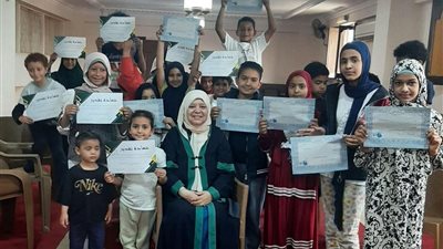 ختام النشاط التربوي للأطفال بمسجد قباء بالقاهرة الجديدة وتكريم حفظة القرآن الكريم