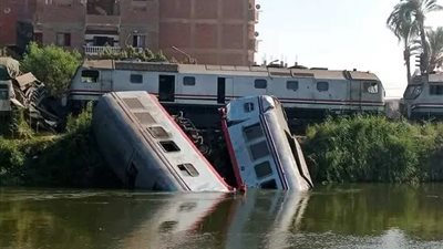 السجن 10 سنوات لسائق قطار المنيا وبراءة 4 آخرين فى حادث قطارى المنيا