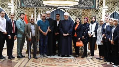 مفتي الجمهورية يستقبل وفد اتحاد «بشبابها» التابع لوزارة الشباب والرياضة