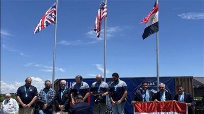 أحمد شبراوي يتوج ببرونزية بطولة أمريكا المفتوحة للأطباق المروحية والمنتخب يحصد المركز الثالث فرق