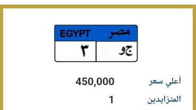 صراع على اقتناء لوحة «ج و 3» والسعر يقترب من النصف مليون