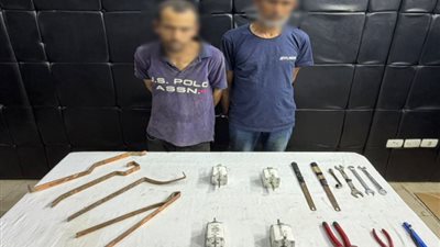 بحوزتهما بارات نحاسية بمدينة نصر.. ضبط متهمين بسرقة غرفة كهرباء بالقاهرة