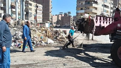 محافظ الغربية يتابع رفع 1100 طن مخلفات وإزالة 17 بؤرة قمامة