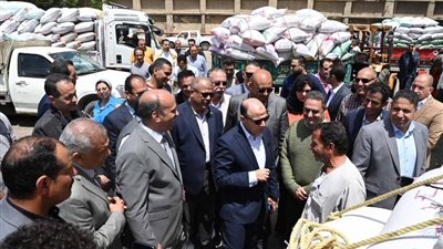 محافظ الغربية يعلن استئناف توريد القمح بعد العيد بإجمالي 192 ألف طن