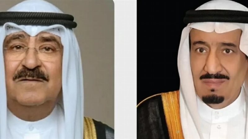 أمير الكويت وملك السعودية