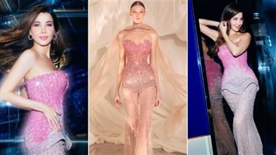 نانسي عجرم تتألق في أستراليا بإطلالة معدلة من تصميم نيكولا جبران