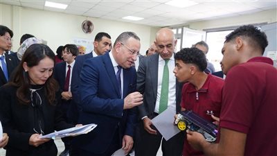 الكوزن المصري الياباني.. نموذج تعليمي يحظى بإشادة وزارية رفيعة خلال زيارة تفقدية
