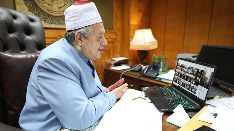وكيل الأزهر خلال اللقاء 