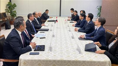 وزير الخارجية يلتقي محافظ البنك الياباني للتعاون الدولي