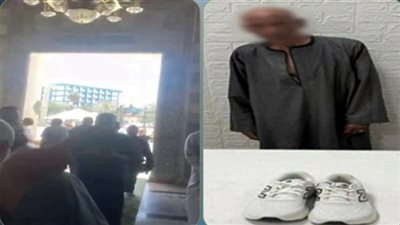 سارق أحذية المصلين في قبضة الأمن بعد فيديو متداول من داخل مسجد بالقاهرة.. وهذه عقوبته