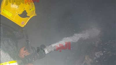 حريق داخل مخزن كرتون أسفل عقار سكني بالمرج .. تفاصيل