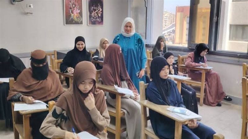 جانب من امتحانات معاهد البعوث الإسلامية 