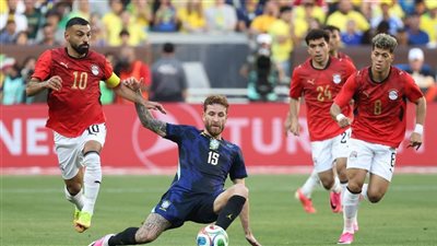 منتخب مصر يخسر أمام البرازيل بهدفين مقابل هدف وديا قبل كأس العالم 