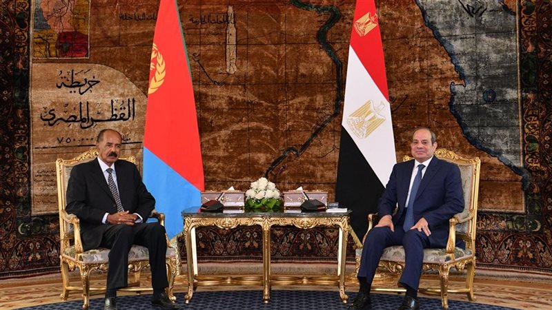 الرئيس السيسي ونظيره الإريتري