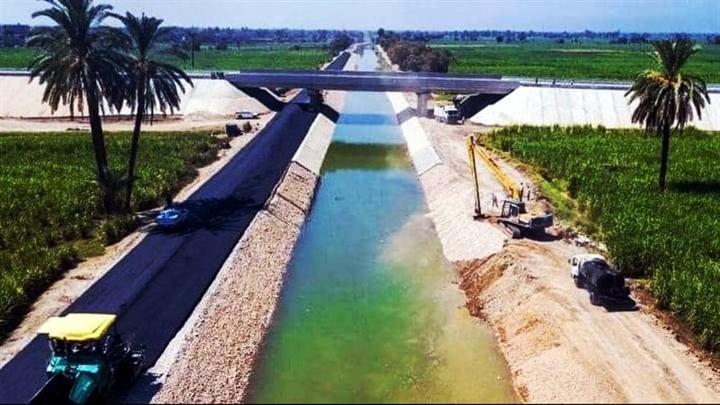 تبطين الترع
