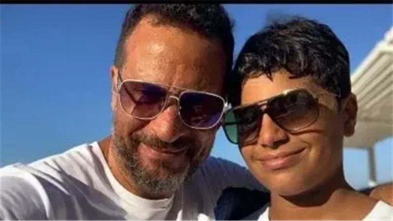 ماجد المصري ونجله