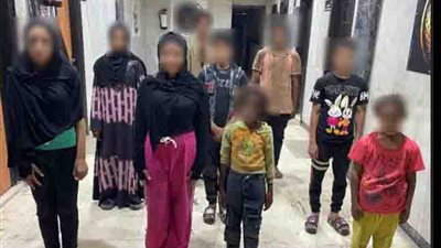  ضبط 9 متهمين يجبرون 13 طفلا على التسول وبيع السلع بالجيزة