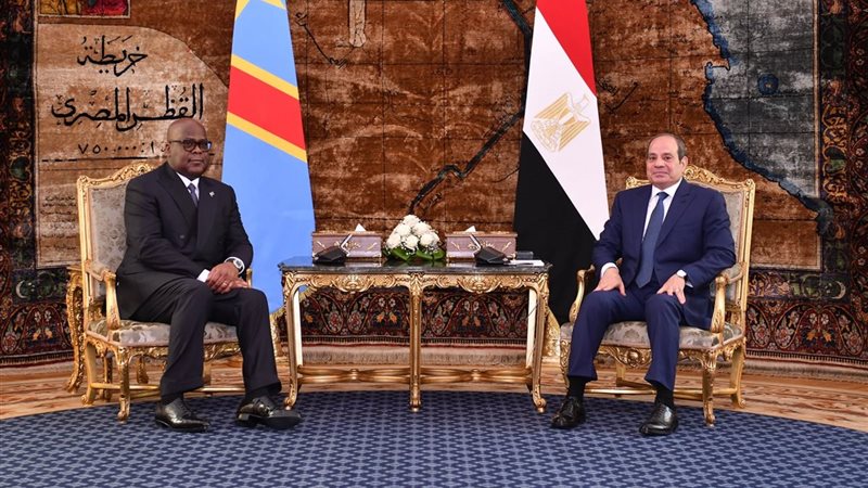 الرئيس عبد الفتاح السيسي والرئيس فيليكس تشيسيكيدي،