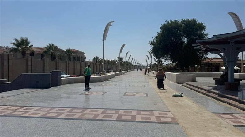تطوير شاطئ وكورنيش بورسعيد 
