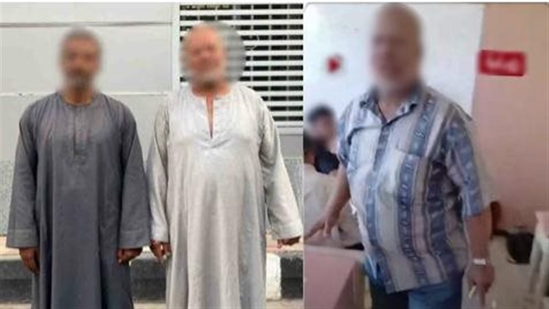 المتهمين والمجني عليه