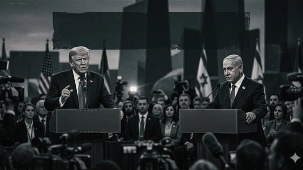 الرئيس الأمريكي ورئيس وزراء الاحتلال الإسرائيلي 