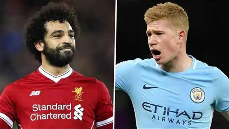 دي بروين ومحمد صلاح