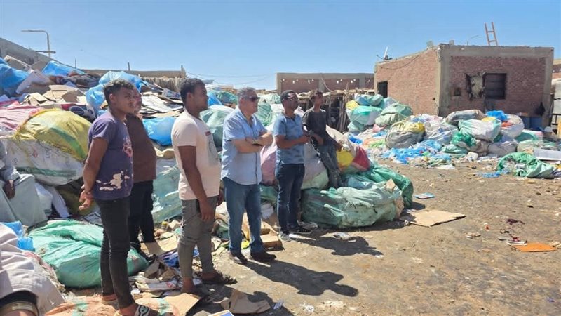ضبط مخلفات عضوية في الغردقة 