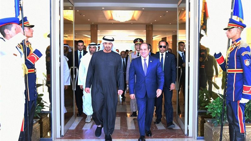 الرئيس السيسي والشيخ محمد بن زايد