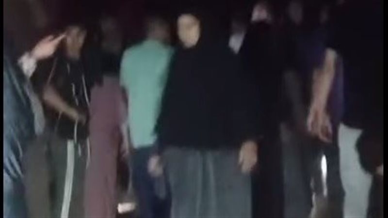 المتهمة عقب القبض عليها