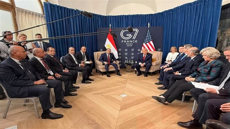 الرئيس السيسي دونالد ترامب 