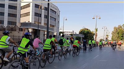 بمشاركة 120 شابًا وفتاة.. بني سويف تُنظم ماراثون دراجات على كورنيش النيل 