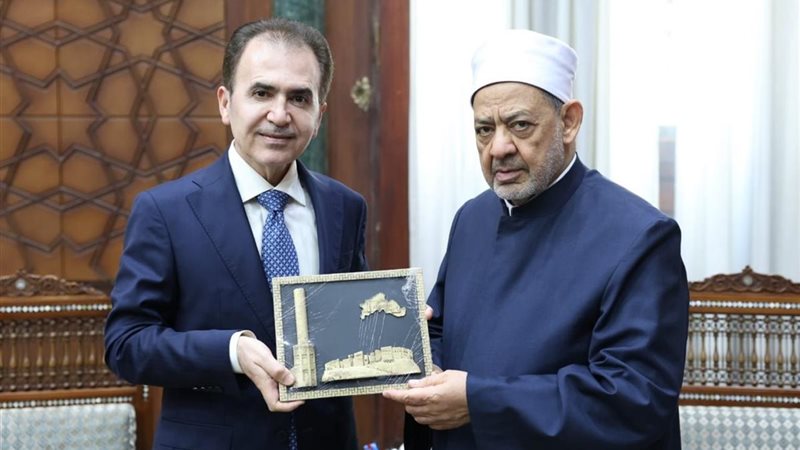 شيخ الأزهر خلال اللقاء 